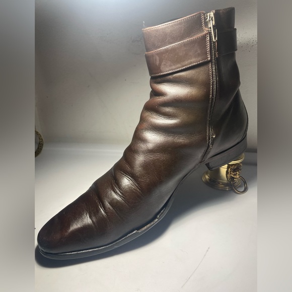 GUCCI Gg interlockiing zip ankle boot sz 43 .5 E made in italy - Picture 5 of 16